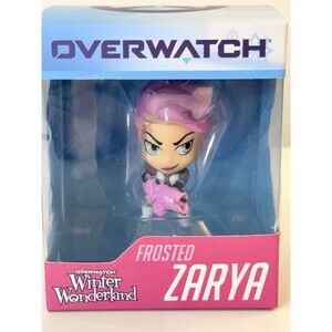Blizzard Overwatch Zarya Winter Wonderland Frosted Figure Cute But Deadly New